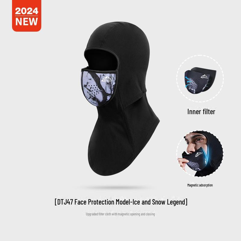 

Унисекс зимняя магнитная горнолыжная маска - с бархатной подкладкой, ветрозащитный, морозостойкий головной убор для занятий спортом на открытом воздухе и езды на велосипеде Large