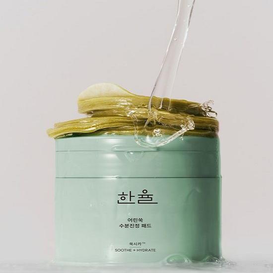 Hanyul Young Artemisia 5-Minute Trouble Soothing Pads 60+10 Sheets (Young Artemisia Pads)