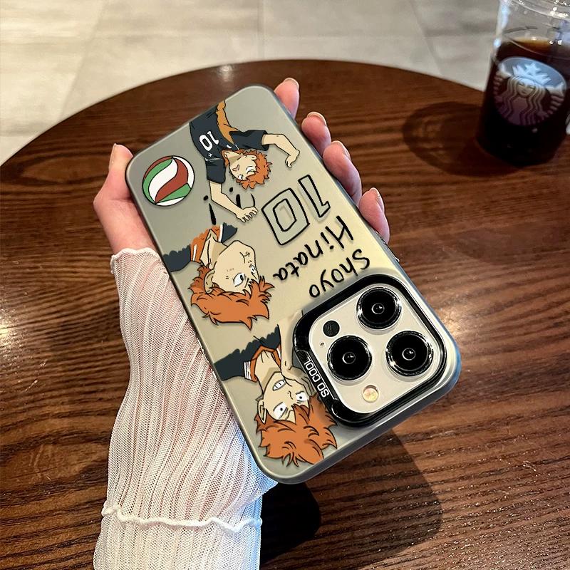 Haikyuu Shoyo Hinata Anime Volleyball TPU Handyhülle Für IPhone 15 14 13 12 11 Pro Max X XR XS 8 7 Plus, Klare Stoßfeste Schutzhülle
