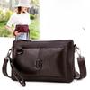 Large-capacity Single-shoulder Bag Versatile for Women Soft Leather Small Square Bag Lightweight Multi-layer Crossbody Bag