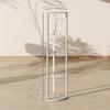 LED Floor Lamp with Shelves, Dimmable Standing Lamp with Foot Switch for Living Room, Bedroom, Grey