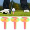 3Pcs Training Practice Tees Beginner Trainer Practice Rubber Golf Tees Holder Golf Accessories for Practice Mat Easy Use