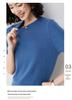 Autumn Women's Knitwear: Round Neck Short Sleeve Pullover Sweater