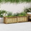 Raised Garden Bed 196 X 50 X 50 Cm Pressure Treated Pine Wood