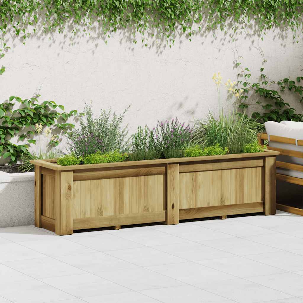Raised Garden Bed 196 X 50 X 50 Cm Pressure Treated Pine Wood