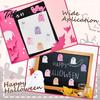 Self Adhesive Stationery Stickers Halloween Glitter Ghost Roll, Self-adhesive Decorative Labels, Classroom Art And Craft Projects Sparkly Decals