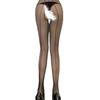 Women's Ultra-Thin Red and Black Back Seam Stockings - Sexy, Tempting Christmas Pantyhose.