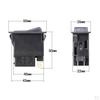 12V-24V Universal Rocker 6Pin Switch Window Control For Car Truck
