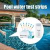 Pool Testing Strips 100-Piece Pool Water Testing Strips Multifunctional Hot Tub Quick Tester Monitoring Tools For Backyard Spa
