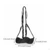 Hanging Foot Rest with Adjustable Straps Portable Desk Hammock Padded Footrest for Commuters,