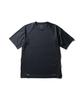Polartec Power Dry Short Size M [Snow Peak] T-Shirt CS-26SU010 T-shirt, Sleeve, Men's/Women's, BLACK,