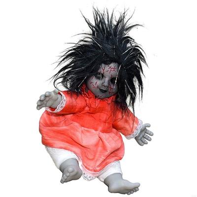 Doll Voice Activated Sitting Doll Glowing Face Terrifying Sound A0KF