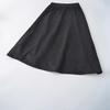 2026 Autumn/Winter Women's High-Waisted A-Line Woolen Skirt - Versatile, Long, Thick, and Slimming