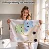 Fluffy Monster Cartoon Towel, Highly Absorbent Soft Towel for Face And Bath