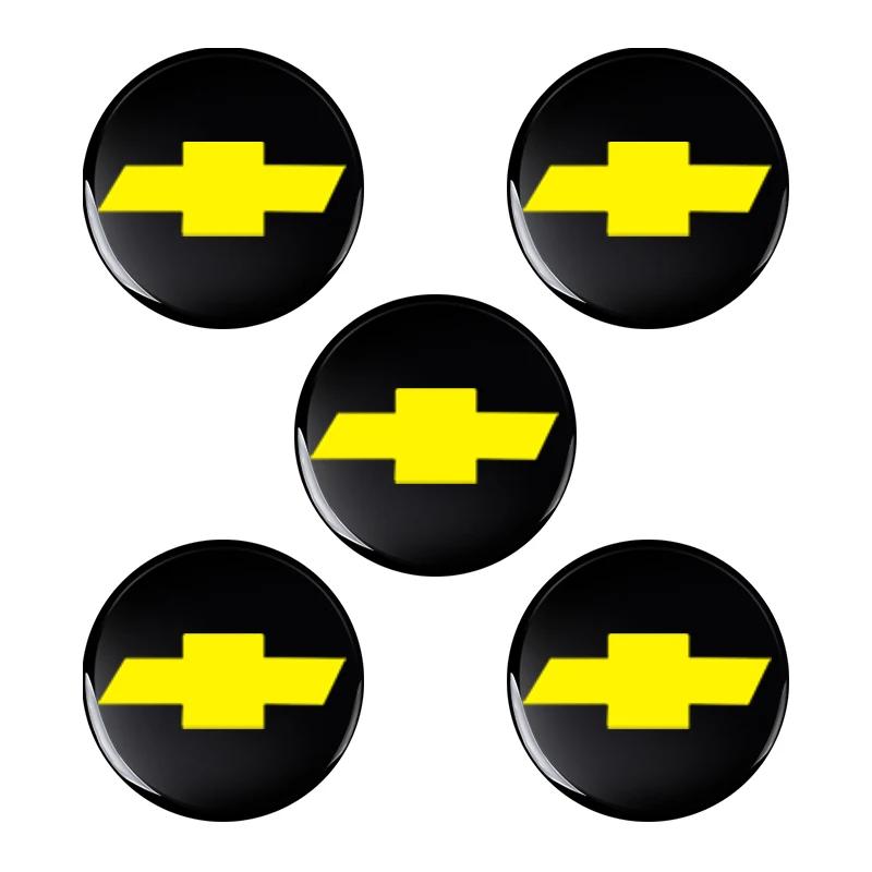 3D Metal Car Key Sticker Logo Emblem Logo/Steering Wheel Badge Stickers For Chevrolet Silverado Malibu Cruze Blazer Spark Aveo