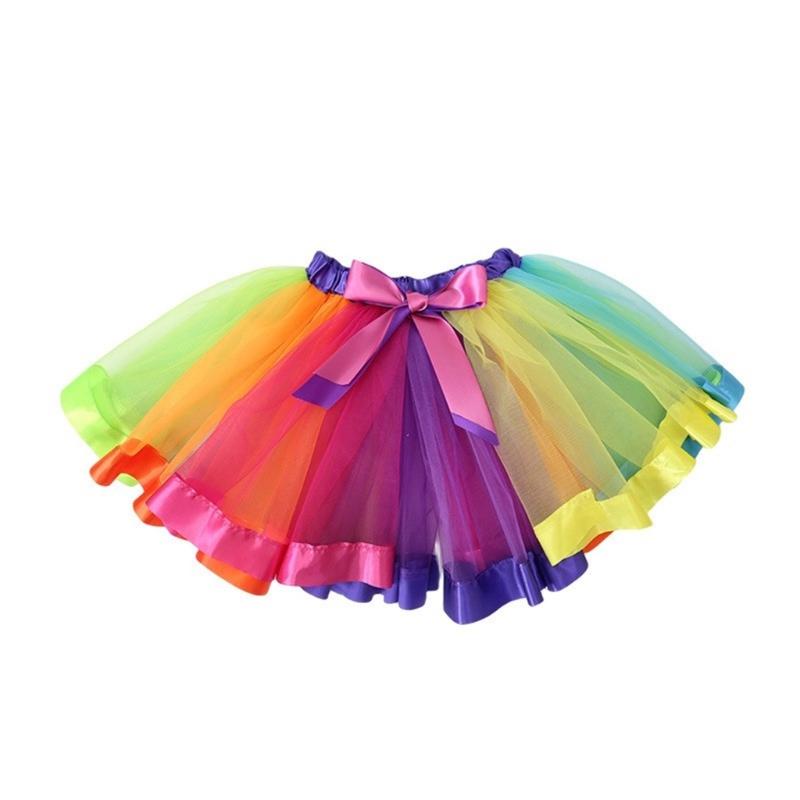 Layer Tulle Tutus Skirt Colorful Tutus Skirt Princesses Skirt Pleated Minis Skirt 1
