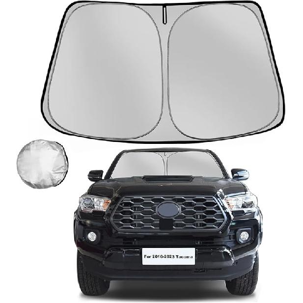 Windshield Sun Shade for Toyota RAV4 2013-2018 RAV-4 SUV Foldable Sun Sunshade for Car Front Window Blocks UV Rays and Heat Automotive Interior