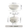 Agritainment Creative Heating Furnace Tableware Hotel Clubhouse Seat Serving Plate Liao Ginseng Soup Cup Abalone Wing Buddha Jumps Over The Wall Insul