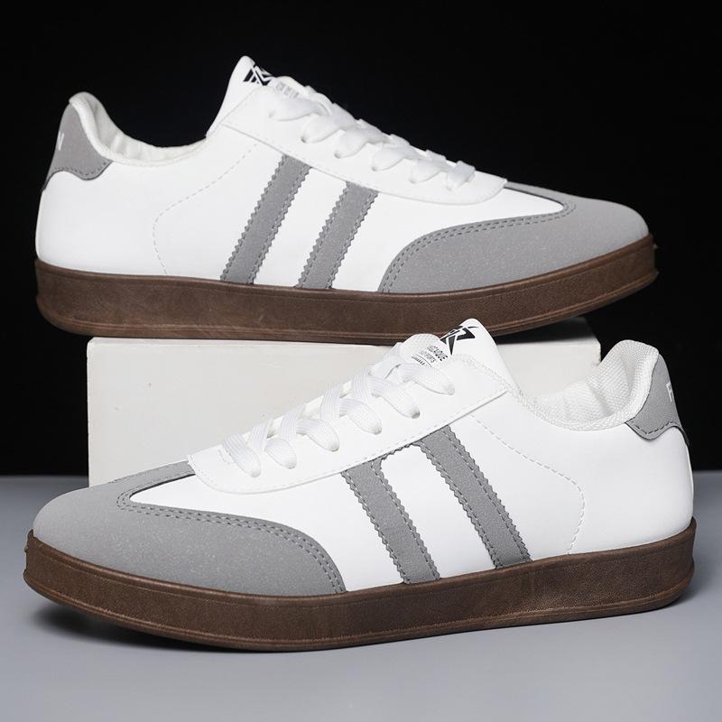 

Новые мужские туфли Dexun универсальные плоские белые туфли повседневные кроссовки для спорта и отдыха модные спортивные туфли Dexun 39