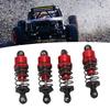 4 Pcs 55mm RC Car  S Aluminum Alloy Oil Shocks Damper Set for 1Celsius10 RC Car