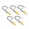 5PCS RF Extension Cable Welded Plate SMA Elbow Cable Antenna Pigtail 50ohms