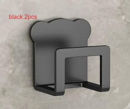 2PCS Stainless Steel Holder Self Adhesive Sink Drain Drying Sponges Racks Shelf Kitchen Storage Wall Hooks Holders Organizer