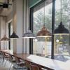 Retro Industrial Wrought Iron Pendant Lamp - Minimalist Style for Bars, Hotels, and Restaurants