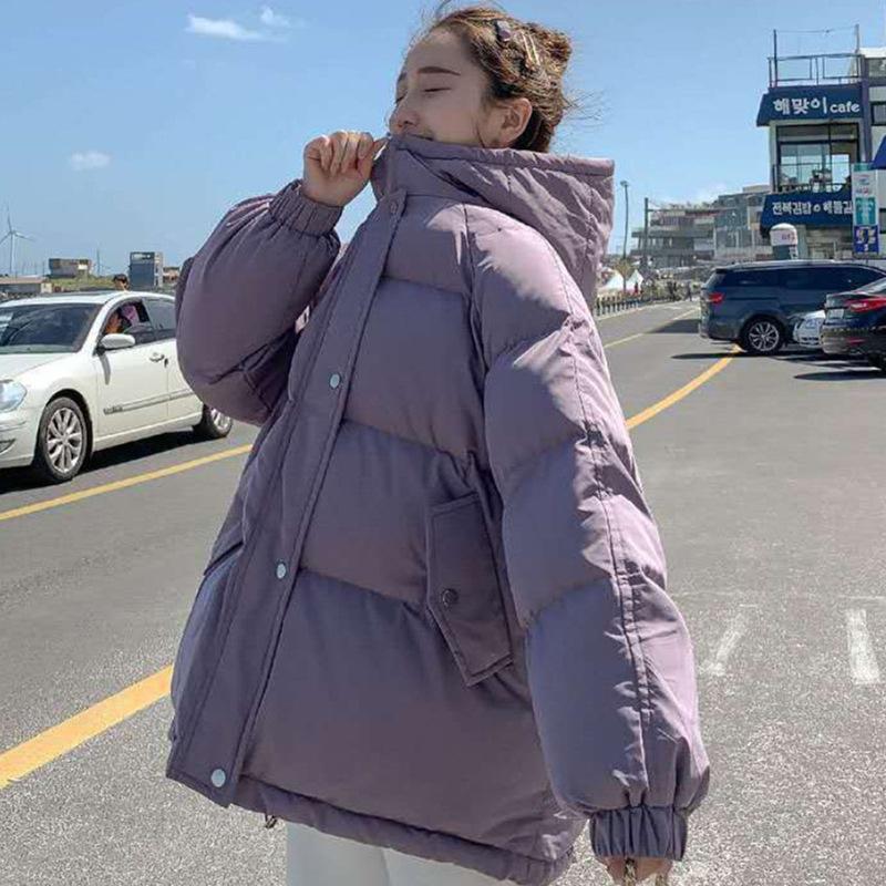 FASHION new down jacket cotton jacket women's  winter short ins Korean version bf student clothing bread clothes cotton clothes trendy Clothes