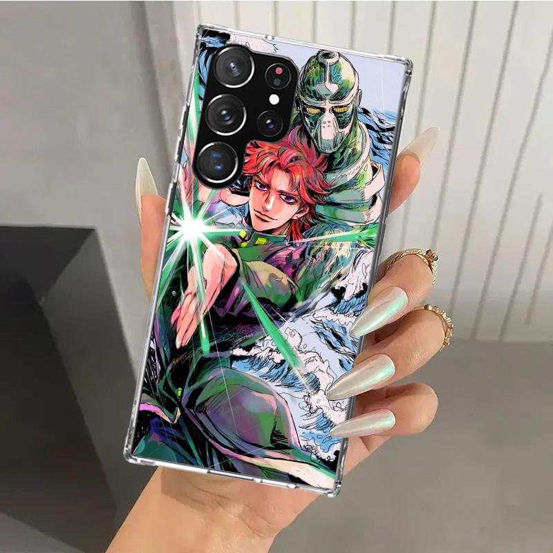 JoJo Bizarre Adventure Phone Case for Samsung Galaxy S26 S24 S23 Ultra S25 Edge S22 S21 Plus S20 FE + Soft Print Shell Funda Gal