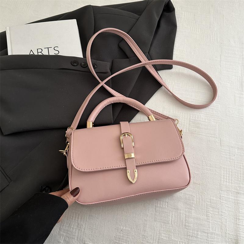 

Популярные сумки этого года 2025 осень новая мода повседневные простые сумки-мессенджеры трендовые сумки через плечо для通勤 женские сумки розовый