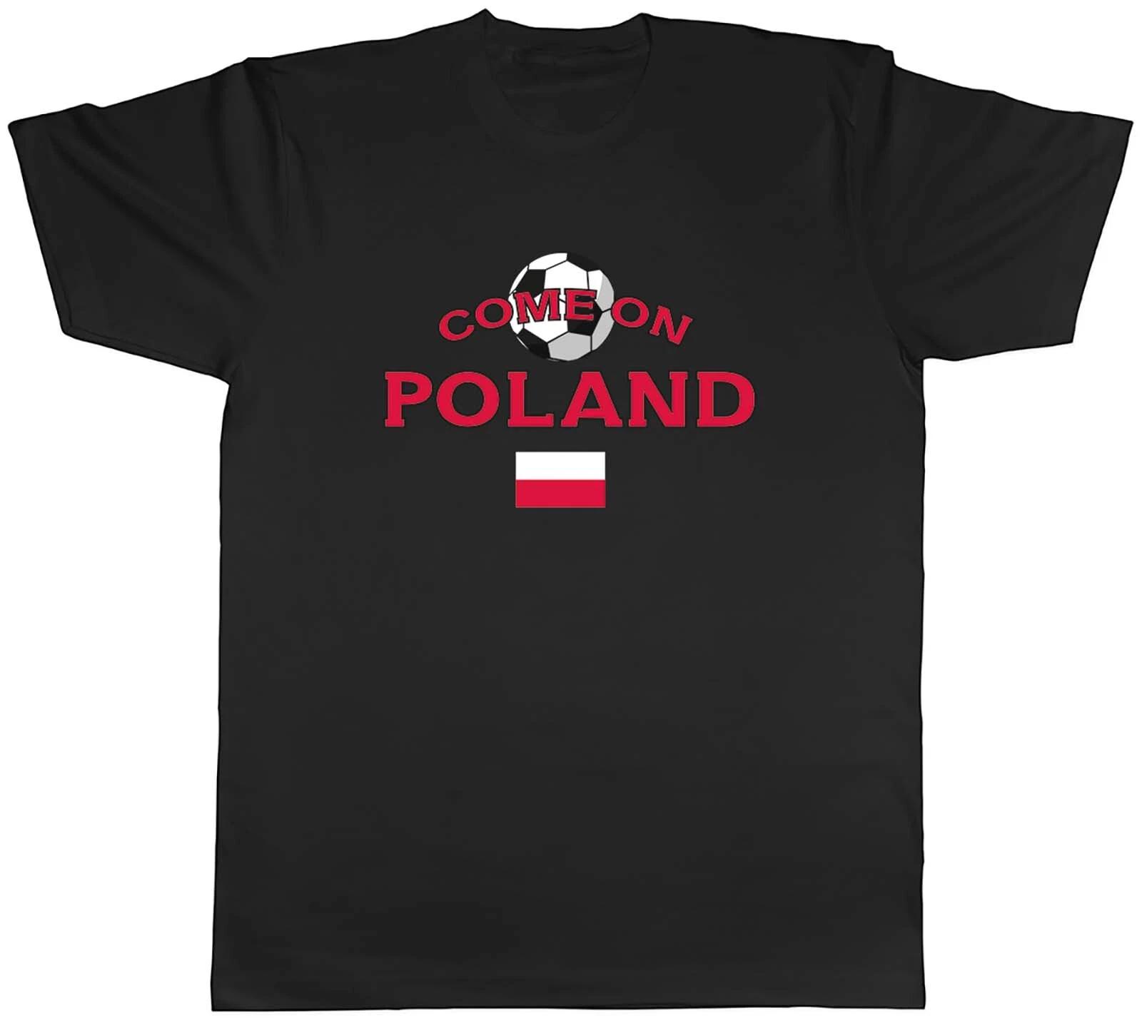Mens T Shirt Poland Football Come On Sports Unisex Tee Gift XS