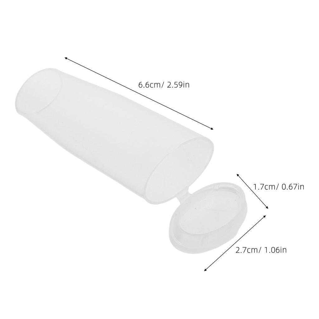 10Pcs Transparent Makeup Brush Protective Covers Dustproof Brush Caps Sleeve Guards for Travel Storage Organizer