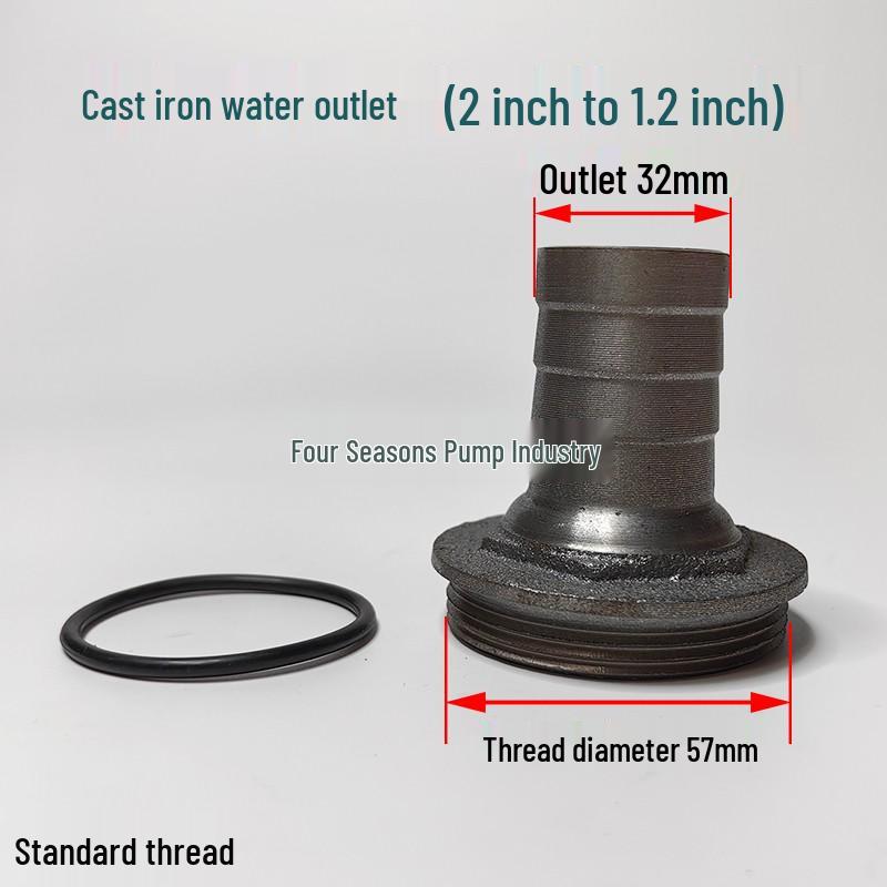2-inch To 1-inch Cast Iron Elbow for Submersible Water Pump