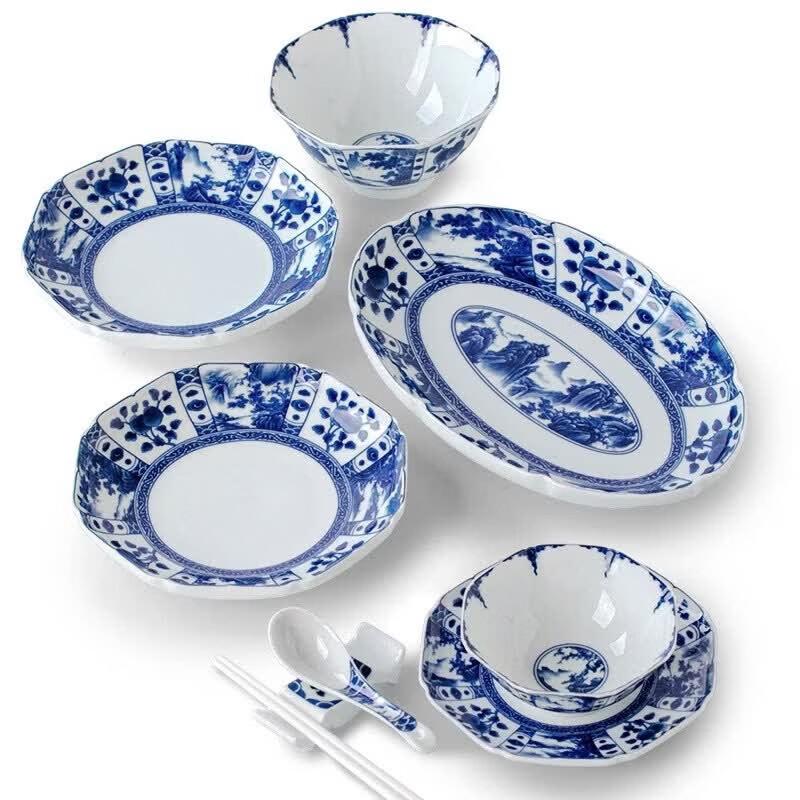 Aowei Jingdezhen 72-Piece Chinese Dinnerware Set