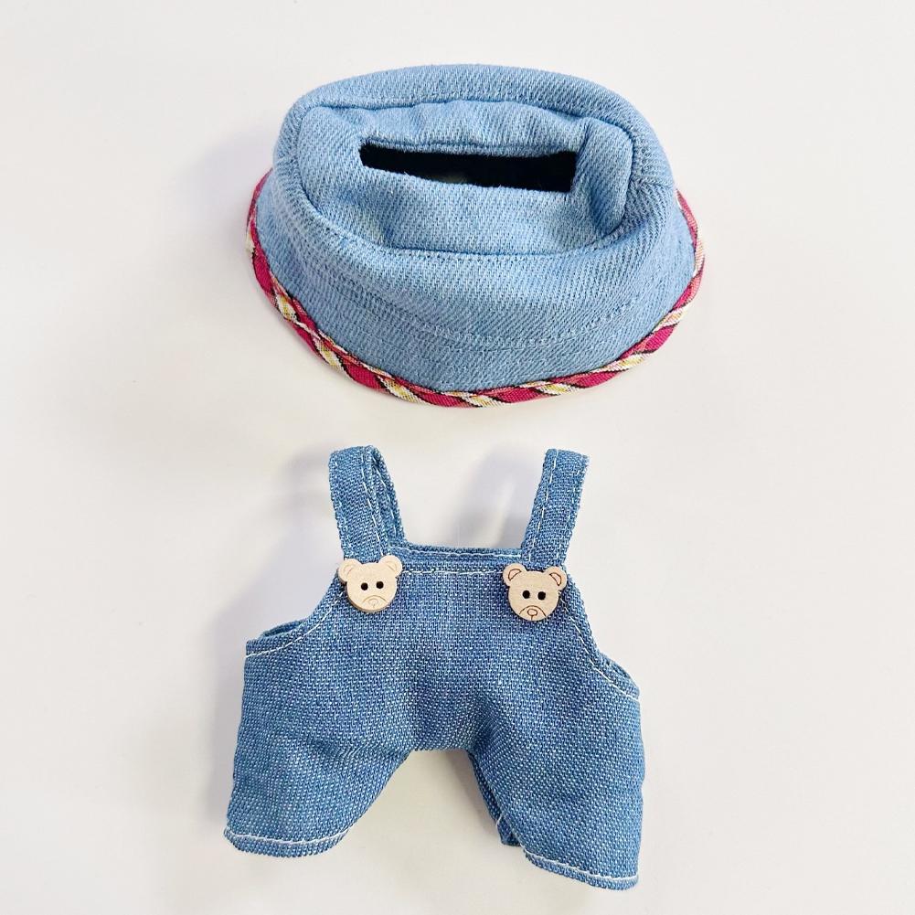 For 17cm Labubu Doll Clothes Fashion Clothes Hoodies Doll Clothes Color Match Hoodies Dolls Accessories Cute Decoration Little Cloths