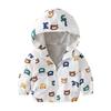 Children's Hooded Jacket Zipper Coat Top for Boys Kids Clothes
