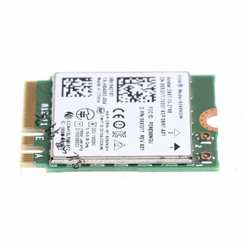 Original 8260AC 8260NGW Dual-Band Gigabit Wireless Network Card, 1200Mbps, Bluetooth 4.2, M.2/NGFF.