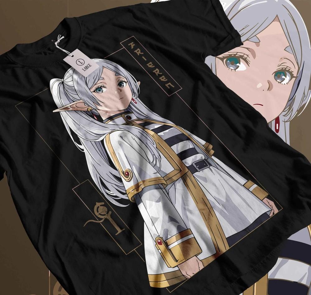Frieren Beyond Journey's End T Shirt, Anime Fern Stark Girl Fan Waifu Lot