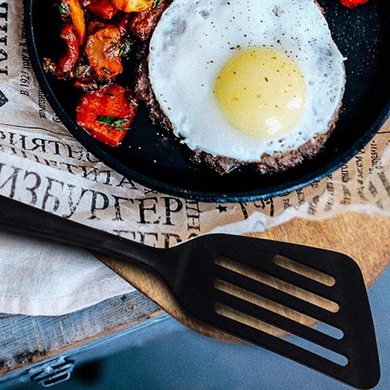 Kitchen Silicone Non Stick Shovel Frying Pan Scoop Fish Eggs Cooking Flip Spatula Kitchen Tools Cooking Utensils Heat Resistant