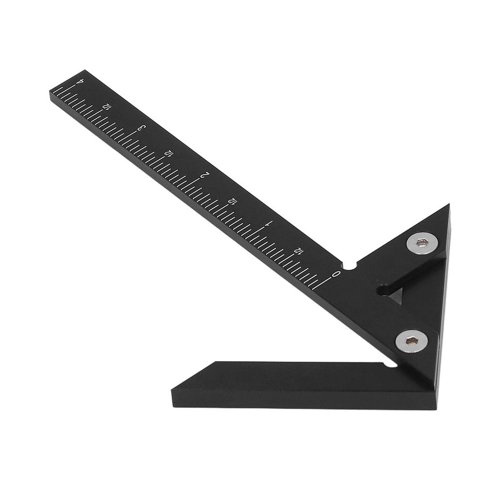 Zentrumsanreißlehre Linienkreismarkierer 45 90 Grad Winkelsucher Imperial Aluminiumlegierung