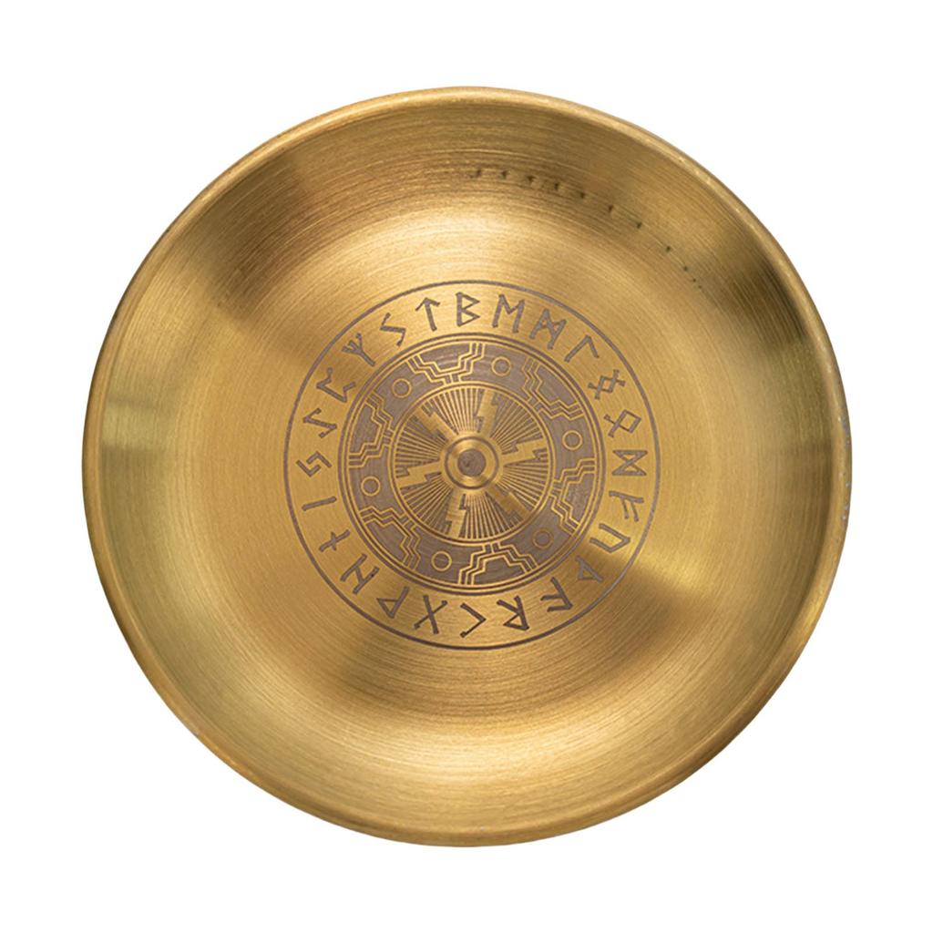 Handgefertigte Zeremonienplatte Hexerei-Tablett Sternen-Divinations-Zeremonie Tischgeschirr-Tablett Metall-Divinations-Requisiten-Platte