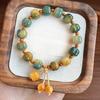 Dunhuang Little Persimmon Bodhi Single Circle Hand String for Men and Women, Playing Cultural and Artistic Bracelet, Bodhi Root Design Bracelet