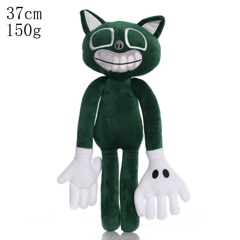 Siren Head Cat Dog Green Plush Toy Crooked Neck Horror Character Stuffed Doll