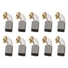 Automation Carbon Brush Durable 10pcs Power Tools Hammer Angle Grinder