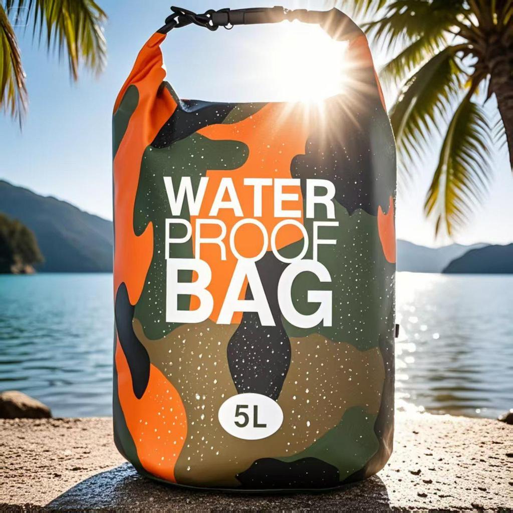 Waterproof Camouflage Bag: Single/Double Shoulder, Polyester for Cycling, Camping & Mountaineering