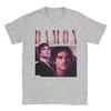 Damon Salvatore Ian Somerhalder The Vampire Diaries TShirt for Unisex O Neck Pure Cotton T Shirts Short Sleeve Tees Clothes