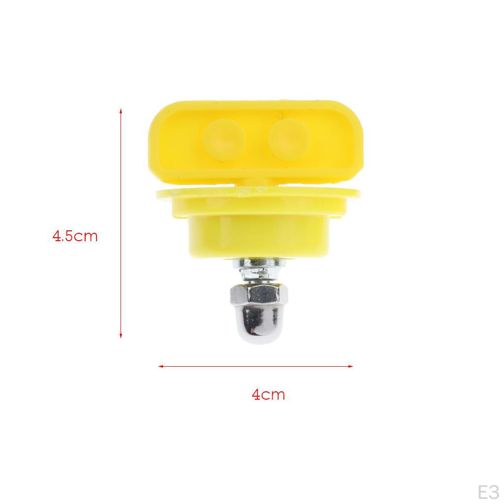 2 stück Hamster Chinchilla Maus Laufrad Dreh Welle Zubehör Gelb