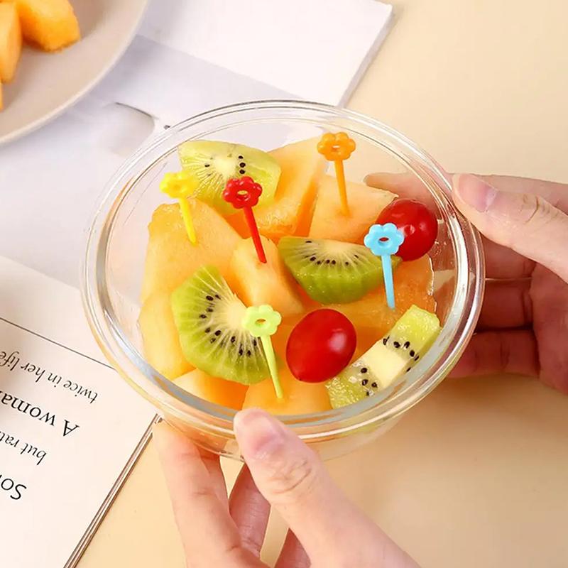 Kreslené jídlo tipy mini vidličky pro děti roztomilé ovocné vidličky bento box bento příslušenství dekorace jídla malý dezert dort vidlička