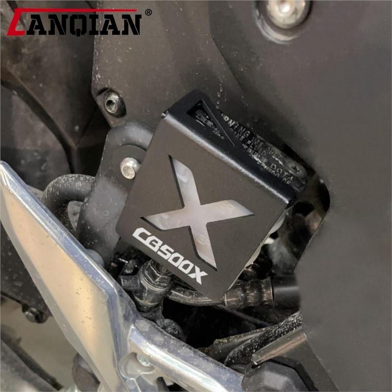 For Honda NX500 NX400 CB500X CB 500 Hornet 2023 2024 2025 NX 500 400 Rear Brake Fluid Tank Reservoir Oil Cover Protector Guard
