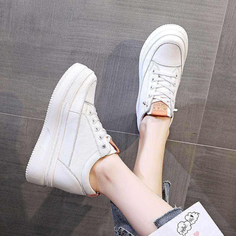Trend Inner Heightening Women's Shoes Spring and Summer New Versatile Thick-soled Heightening Casual Sports Shoes Women